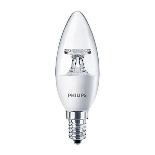 Philips LEDcandle ND E14 5.5-40W 2700K 230V B35 CL AP, фото  | SNABZHENIE.com.ua