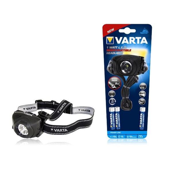 VARTA Indestructible Head Light LED 1W 3AAA, фото  | SNABZHENIE.com.ua