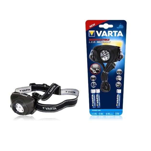 VARTA Indestructible Head Light LED x5 3AAA, фото  | SNABZHENIE.com.ua