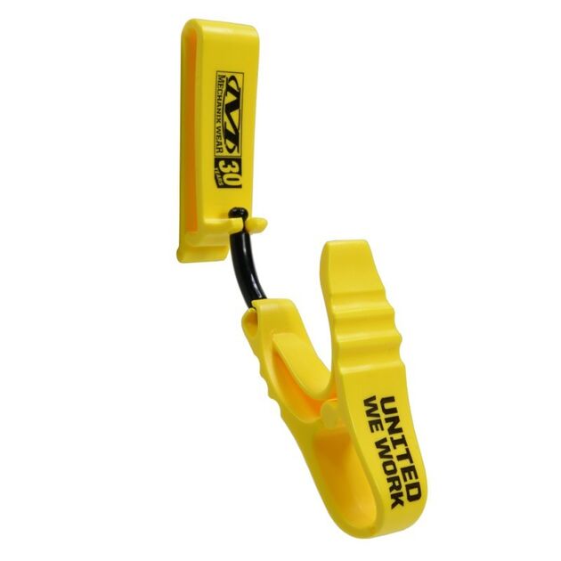 Затискач для рукавичок Mechanix - жовтий, фото  | SNABZHENIE.com.ua