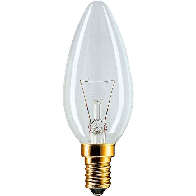 Philips E14 40W 230V B35 CL 1CT/10X10F Stan, фото  | SNABZHENIE.com.ua
