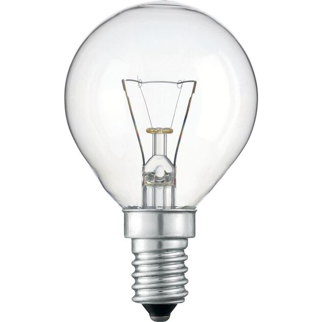 Philips E14 60W 230V P45 CL 1CT/10X10F Pila, фото  | SNABZHENIE.com.ua