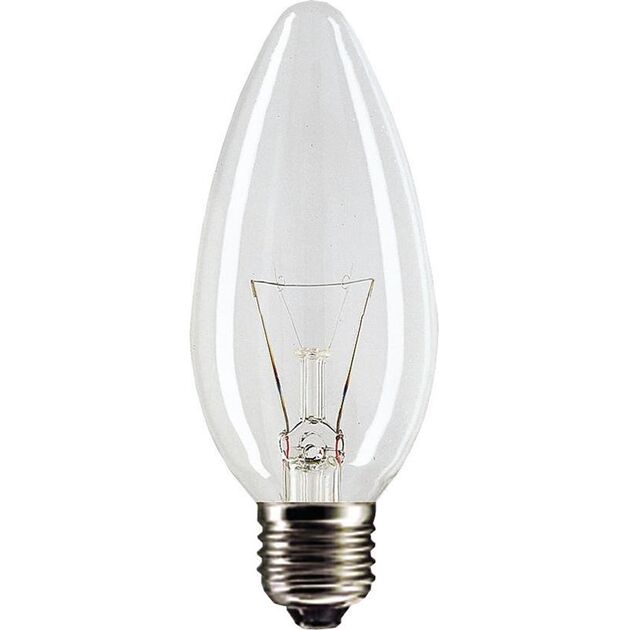 Philips E27 40W 230V B35 CL 1CT/10X10F Pila, фото  | SNABZHENIE.com.ua