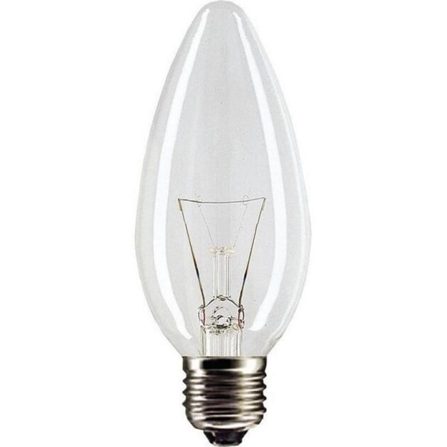 Philips E27 40W 230V B35 CL 1CT/10X10F Stan, фото  | SNABZHENIE.com.ua
