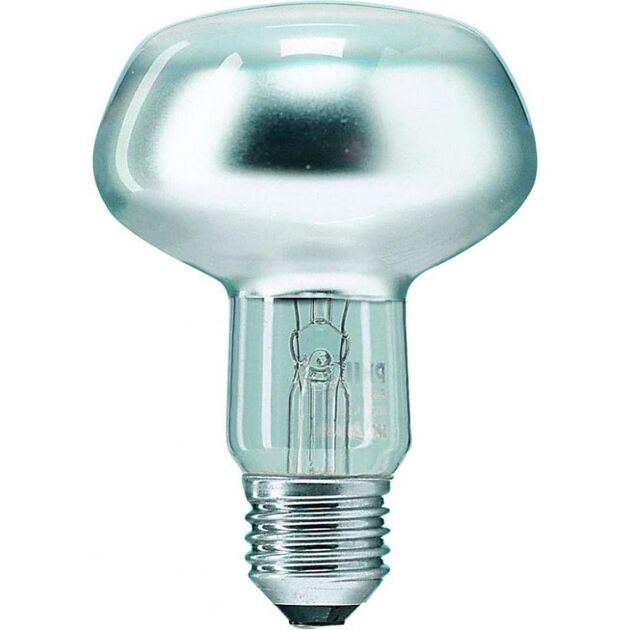 Philips E27 60W 230V NR80 25D 1CT/30 Refl, фото  | SNABZHENIE.com.ua