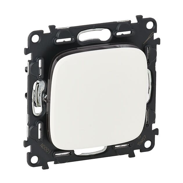 Legrand Перемикач Valena ALLURE, 10АХ, 250V, автоматичні клеми, білий, фото  | SNABZHENIE.com.ua