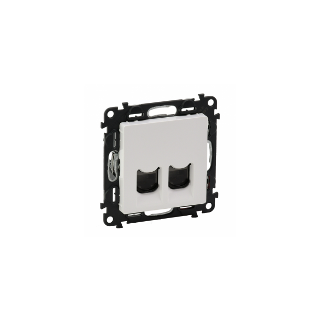 Legrand Розетка подвійна RJ45 кат. 5е UTP Valena LIFE, білий, фото  | SNABZHENIE.com.ua
