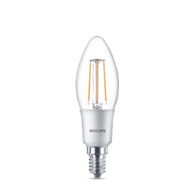 Philips LED Fila Dim E14 4.5-50W 2700K 230V B35 CL, фото  | SNABZHENIE.com.ua