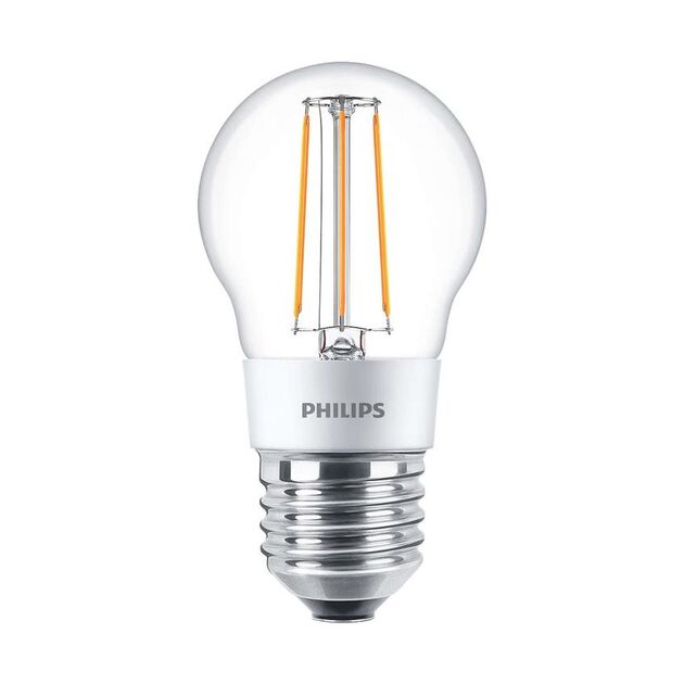 Philips LED Fila Dim E27 4.5-50W 2700K 230V P45 CL, фото  | SNABZHENIE.com.ua