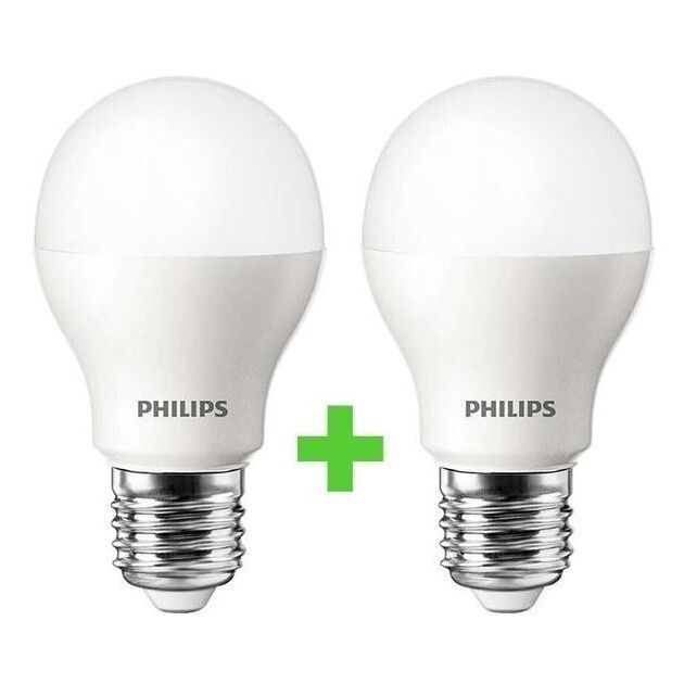 Philips LEDBulb E27 4-40W 6500K 230V A55 (1+1), фото  | SNABZHENIE.com.ua