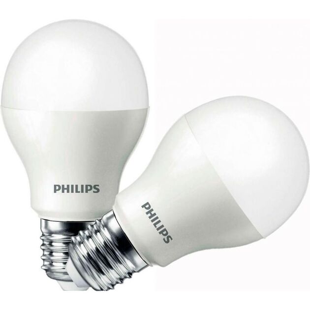 Philips LEDBulb E27 10.5-85W 6500K 230V A55 (1+1), фото  | SNABZHENIE.com.ua