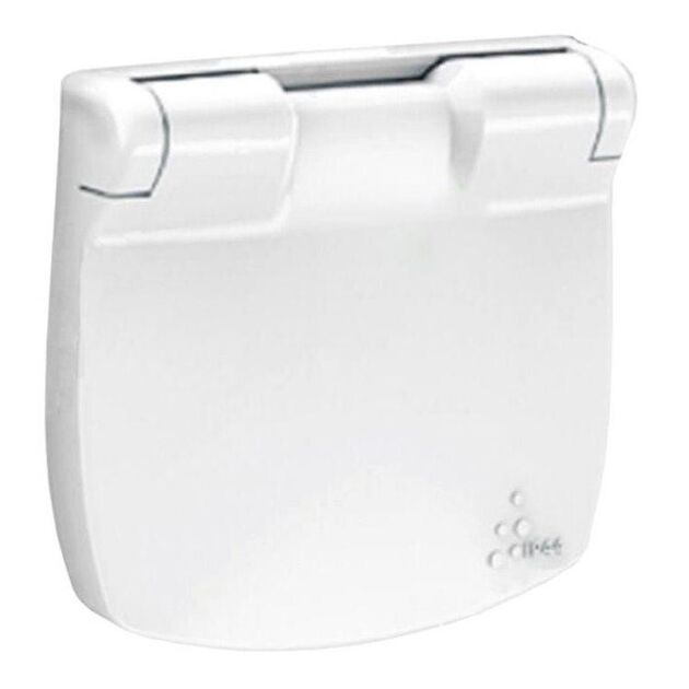 Legrand Накладка з кришкою силовий розетки Schuko (Valena IM'MATIC/ALLURE )[білий], фото  | SNABZHENIE.com.ua