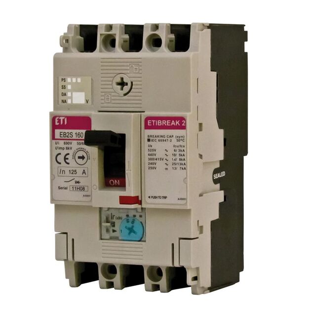 ETI EB2S 160/3LA 160А 3p (16kA рег.), фото  | SNABZHENIE.com.ua