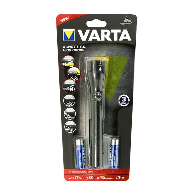 VARTA 3W LED High Optics Light 2AA, фото  | SNABZHENIE.com.ua