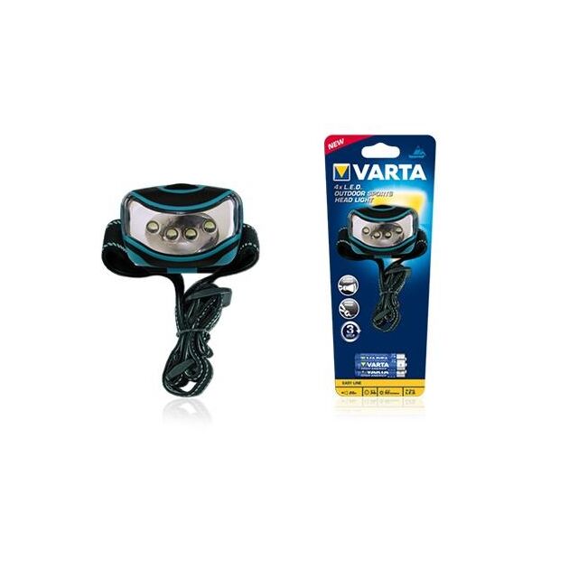 VARTA LEDx4 Outdoor Sports Head 3AAA, фото  | SNABZHENIE.com.ua