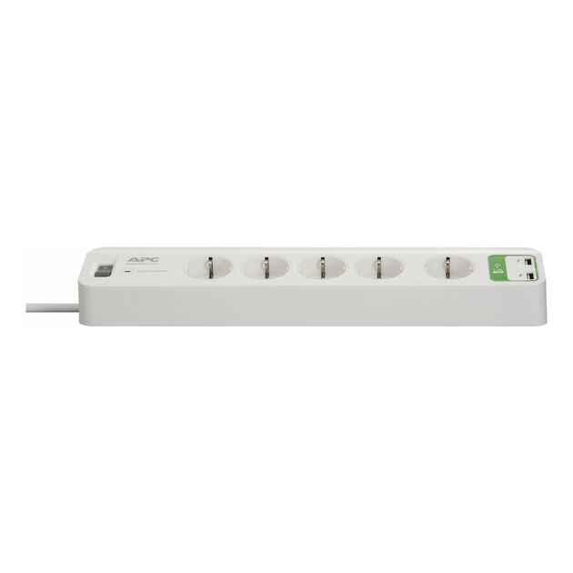 APC Фільтр мережевий Essential SurgeArrest 5 outlets + 2 USB (5V, 2.4A), фото , зображення 3 | SNABZHENIE.com.ua