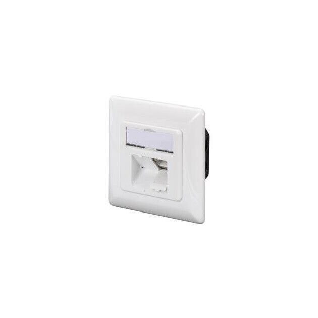 Digitus Настінна розетка CАТ 6 STP 2xRJ45, 8P8C, для прихованої проводки, фото  | SNABZHENIE.com.ua
