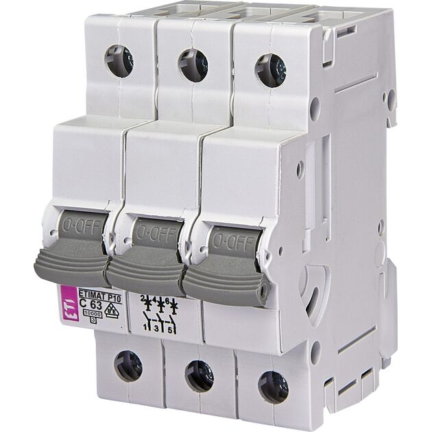 ETI ETIMAT P10 3p C[63A (10 kA)], фото  | SNABZHENIE.com.ua