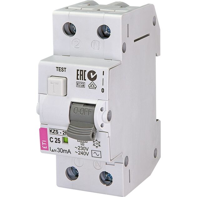 ETI KZS-2M C[25/0,03 тип AC (10kA)], фото  | SNABZHENIE.com.ua