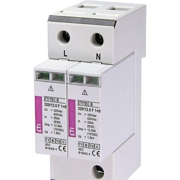 ETI ETITEC B 320/12,5 F (2+0) 2p, фото  | SNABZHENIE.com.ua