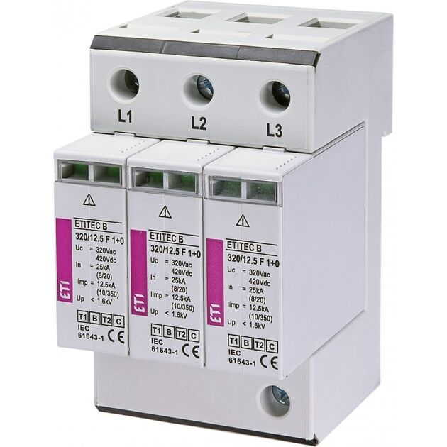 ETI ETITEC B 320/12,5 F 3+0, 3p, фото  | SNABZHENIE.com.ua