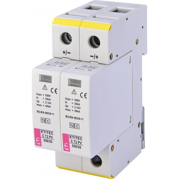 ETI ETITEC C T2 PV 550/20 (для PV систем), фото  | SNABZHENIE.com.ua