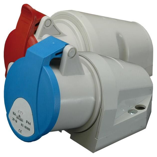 ETI Розетка настенная EZ-1653 IP44 (16A, 400V, 3P+N+PE), фото  | SNABZHENIE.com.ua