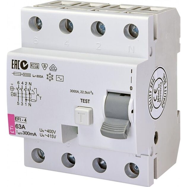 ETI EFI-4 63/0,3 тип AC (10kA), фото  | SNABZHENIE.com.ua