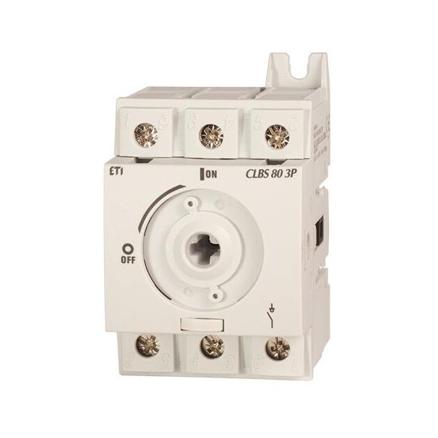 ETI CLBS 80 3P (без рукоятки, 80A, "1-0"), фото , зображення 2 | SNABZHENIE.com.ua