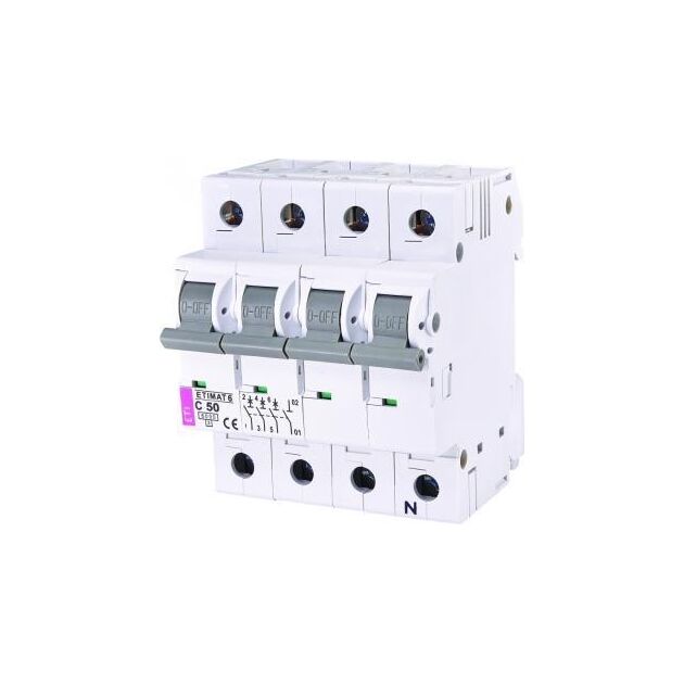 ETI ETIMAT 6 3p+N C 50А (6 kA), фото  | SNABZHENIE.com.ua