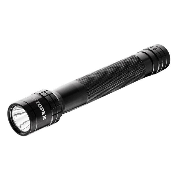 Ліхтарик алюмінієвий TOPEX 94W396, 2xAA, IPX4, LED SMD, фото  | SNABZHENIE.com.ua