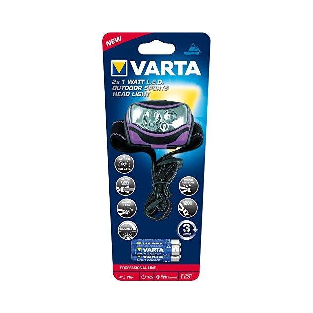 VARTA LED Outdoor Sports Head Light, фото  | SNABZHENIE.com.ua