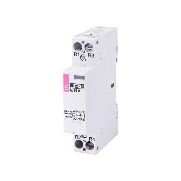 ETI КонтакторRD 20-02 230V AC/DC AC1 2н.з., фото  | SNABZHENIE.com.ua