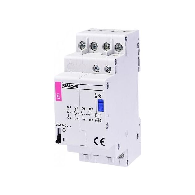 ETI RBS 425-40 230V AC 25A (4Н.О.,AC1), фото , изображение 2 | SNABZHENIE.com.ua ETI RBS 425-40 230V AC 25A (4Н.О.,AC1), фото , изображение 2 | SNABZHENIE.com.ua