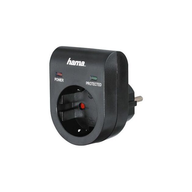 HAMA Мережевий адаптер з функцією захисту від стрибків напруги[00108878], фото , зображення 2 | SNABZHENIE.com.ua