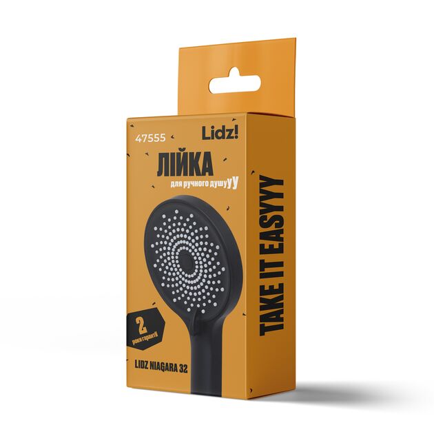 Лейка для ручного душа Lidz Niagara 32 120 мм округлая LDNIA32BLM47555 Matt Black, фото , изображение 4 | SNABZHENIE.com.ua Лейка для ручного душа Lidz Niagara 32 120 мм округлая LDNIA32BLM47555 Matt Black, фото , изображение 4 | SNABZHENIE.com.ua