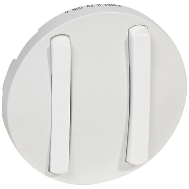 Legrand Celiane slim лицьова панель вимикача[065002], фото , изображение 2 | SNABZHENIE.com.ua