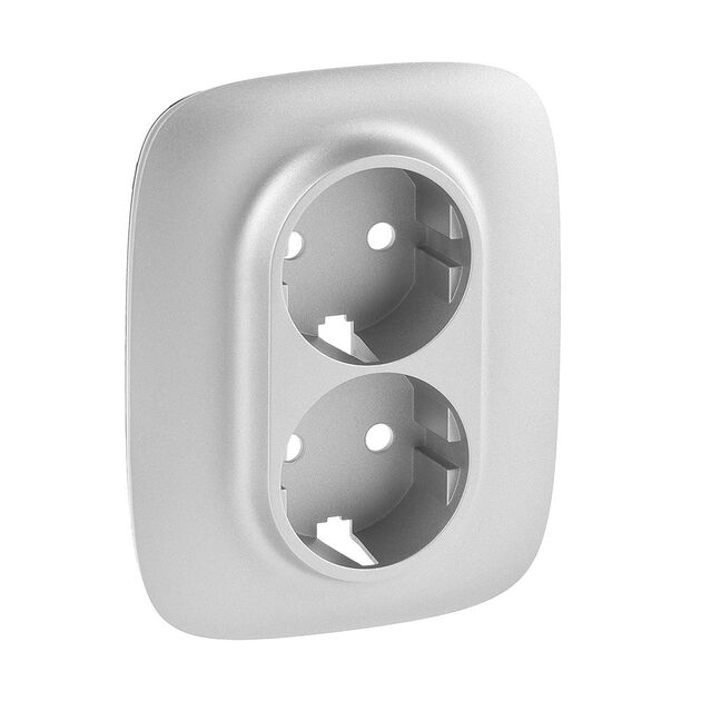 Legrand Valena IN'MATIC/ALLURE лицьова панель подвійний розетки Schuko[754957], фото  | SNABZHENIE.com.ua