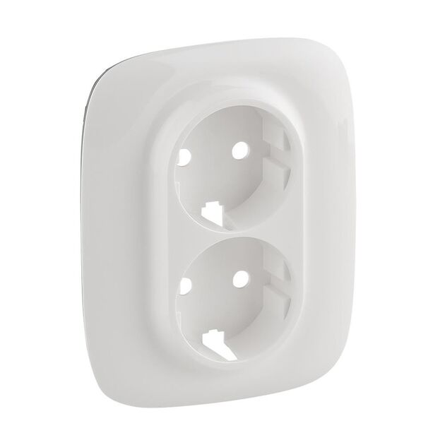 Legrand Valena IN'MATIC/ALLURE лицьова панель подвійний розетки Schuko[754955], фото  | SNABZHENIE.com.ua