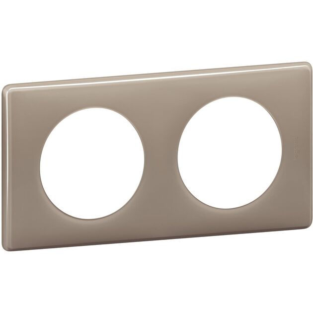 Legrand Рамка Celiane[2 пости, кавовий глянець], фото , зображення 2 | SNABZHENIE.com.ua