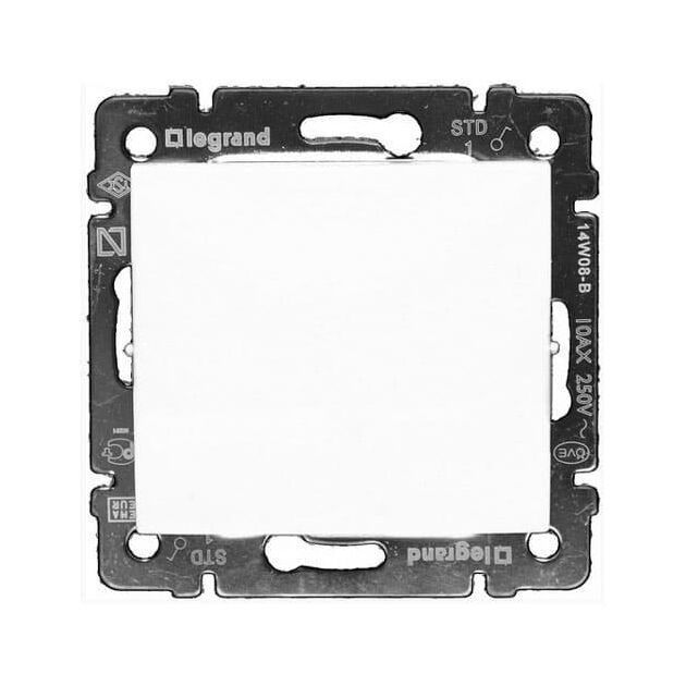 Legrand Valena Classic перемикач 10АХ 250 автоматичні клеми білий, фото  | SNABZHENIE.com.ua