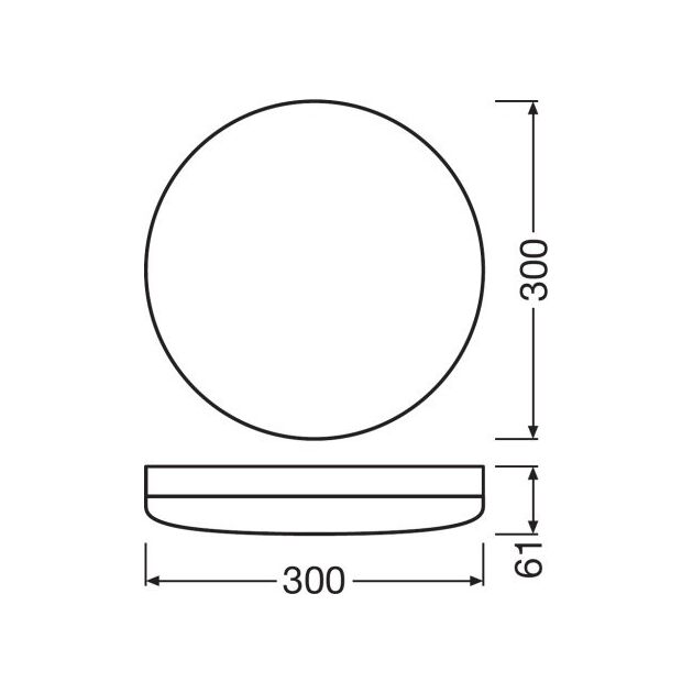 Osram Світильник SF COMPACT IK10 300 24 W 4000K IP65 WT, фото , изображение 4 | SNABZHENIE.com.ua Osram Світильник SF COMPACT IK10 300 24 W 4000K IP65 WT, фото , изображение 4 | SNABZHENIE.com.ua
