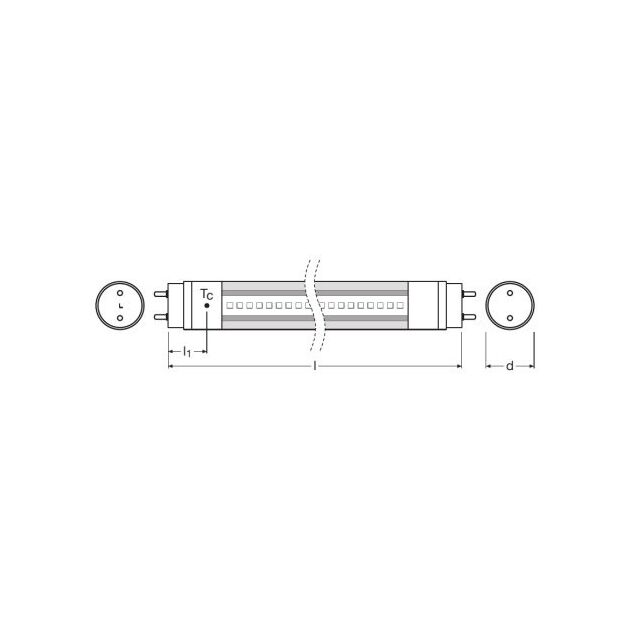 Osram Лампа LED G13 1200мм 16Вт 6500K 1800Лм ST8 ENTRY AC, фото , изображение 4 | SNABZHENIE.com.ua Osram Лампа LED G13 1200мм 16Вт 6500K 1800Лм ST8 ENTRY AC, фото , изображение 4 | SNABZHENIE.com.ua