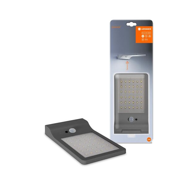 Osram Світильник фасадний автономний OORLED SOLAR 3Вт 4000K 320Лм датчик сутінків чорний, фото , изображение 4 | SNABZHENIE.com.ua Osram Світильник фасадний автономний OORLED SOLAR 3Вт 4000K 320Лм датчик сутінків чорний, фото , изображение 4 | SNABZHENIE.com.ua