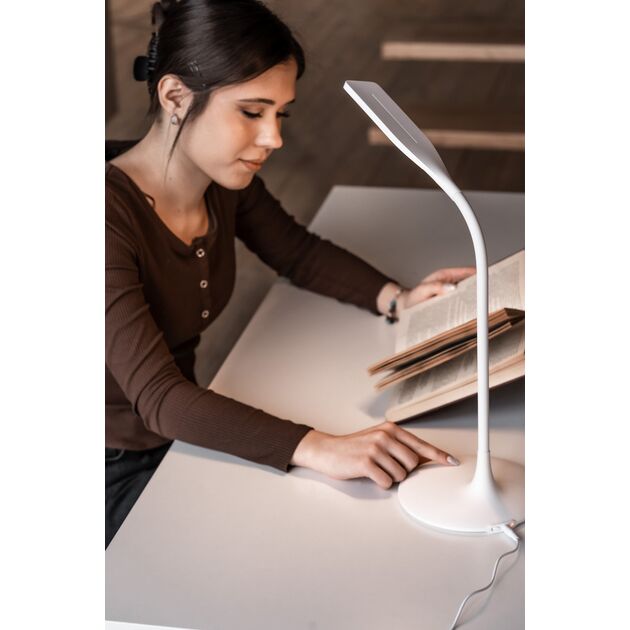 Osram Лампа настільна з акумулятором Panan Disс 5Вт 3000K 2200мАг USB-A білий, фото , изображение 6 | SNABZHENIE.com.ua Osram Лампа настільна з акумулятором Panan Disс 5Вт 3000K 2200мАг USB-A білий, фото , изображение 6 | SNABZHENIE.com.ua