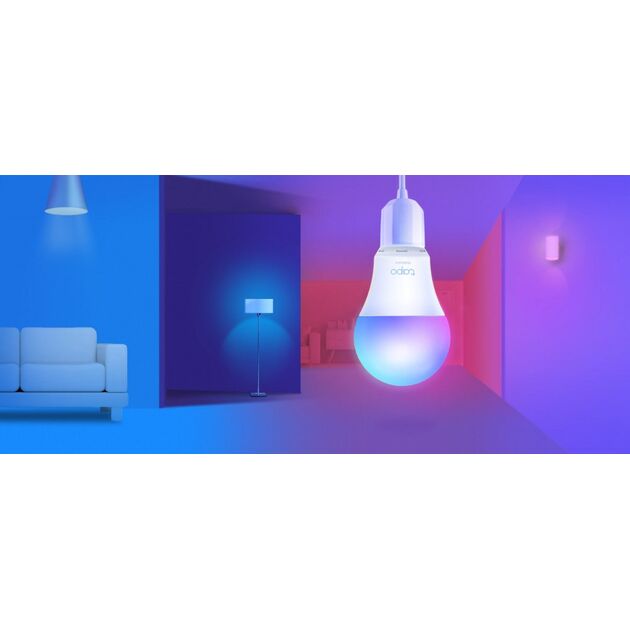 TP-Link Розумна багатокольорова Wi-Fi лампа Tapo L530E N300, фото , изображение 10 | SNABZHENIE.com.ua TP-Link Розумна багатокольорова Wi-Fi лампа Tapo L530E N300, фото , изображение 10 | SNABZHENIE.com.ua