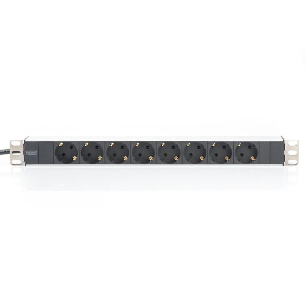 Digitus Блок розеток 1U, 8xSchuko, 16A, 250V, вилка Schuko, фото , изображение 3 | SNABZHENIE.com.ua Digitus Блок розеток 1U, 8xSchuko, 16A, 250V, вилка Schuko, фото , изображение 3 | SNABZHENIE.com.ua
