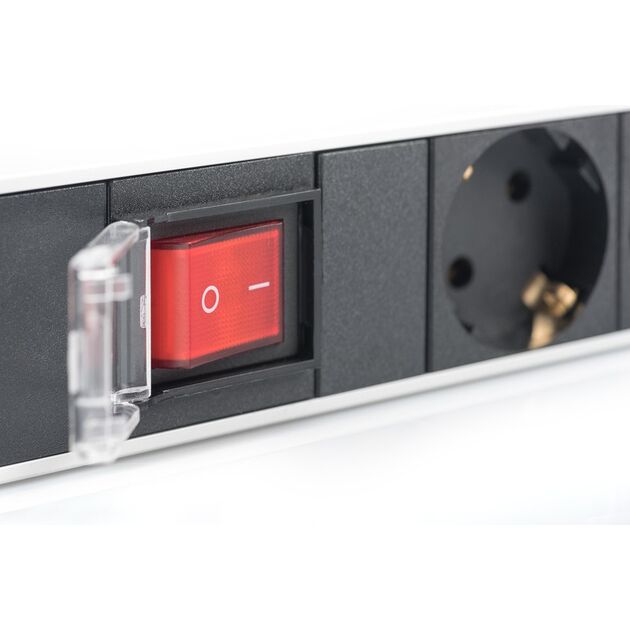 Digitus Блок розеток 1U, 7xSchuko, 16A, 250V, вимикач, вилка Schuko, фото , изображение 5 | SNABZHENIE.com.ua Digitus Блок розеток 1U, 7xSchuko, 16A, 250V, вимикач, вилка Schuko, фото , изображение 5 | SNABZHENIE.com.ua