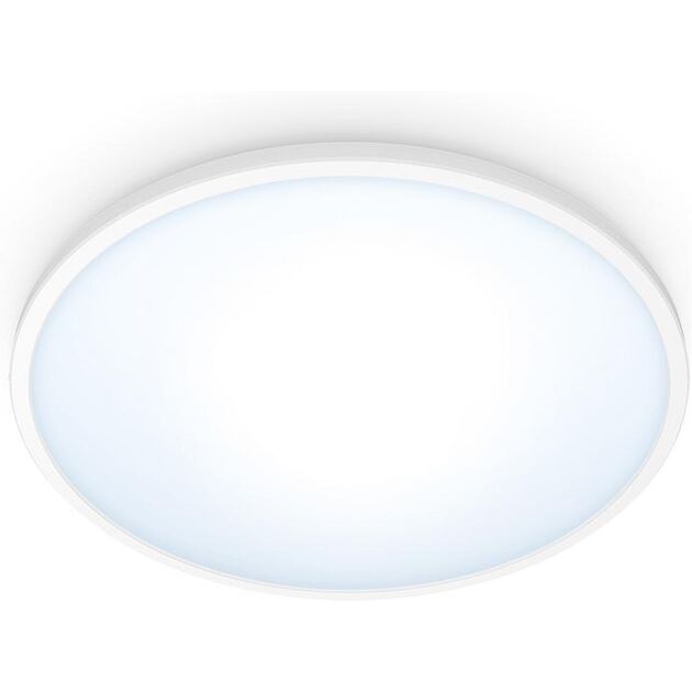 WiZ Світильник стельовий розумний SuperSlim Ceiling, 16W, 1500lm, 29,2см, 2700-6500K, Wi-Fi, білий, фото  | SNABZHENIE.com.ua