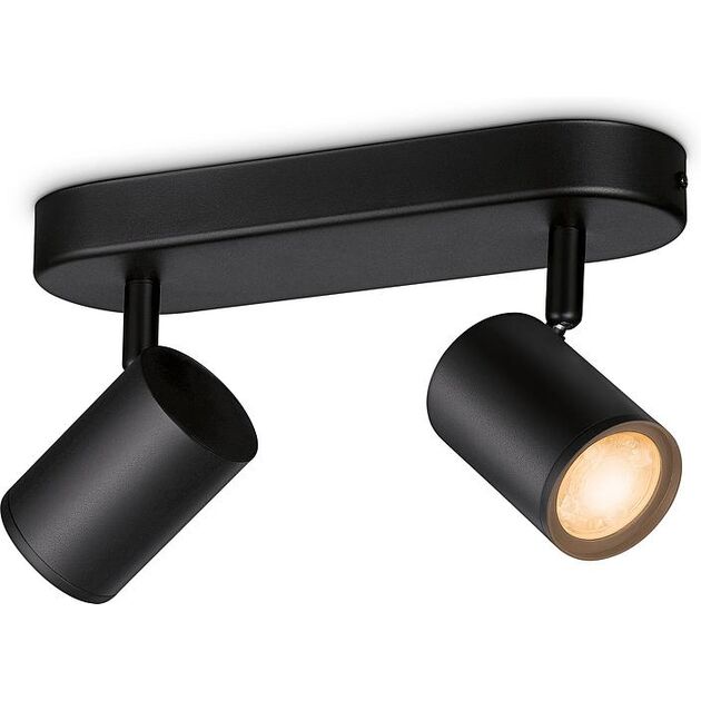 WiZ Світильник точковий накладний розумний IMAGEO Spots, 2х5W, 2200-6500K, RGB, Wi-Fi, чорний, фото , изображение 8 | SNABZHENIE.com.ua WiZ Світильник точковий накладний розумний IMAGEO Spots, 2х5W, 2200-6500K, RGB, Wi-Fi, чорний, фото , изображение 8 | SNABZHENIE.com.ua